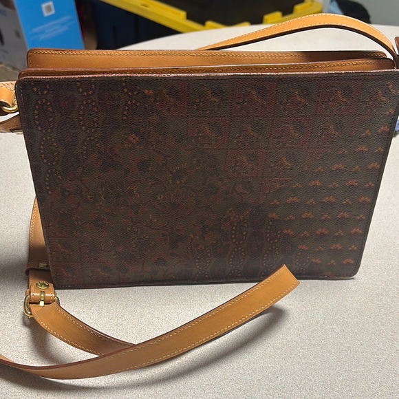 Escada Tan Leather Bag crossbody - Picture 1 of 8